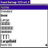 Замена системных шрифтов в Palm #4