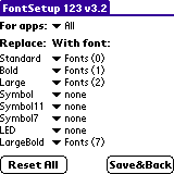 Замена системных шрифтов в Palm #5