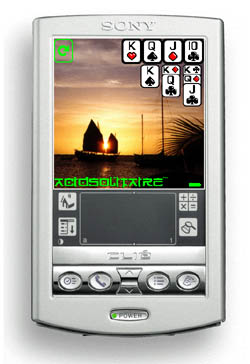 Acid Solitaire 2.0   Sony CLIE PEG-N710C 