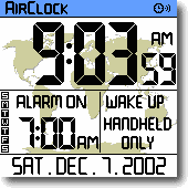 AirClock  -  Palm    