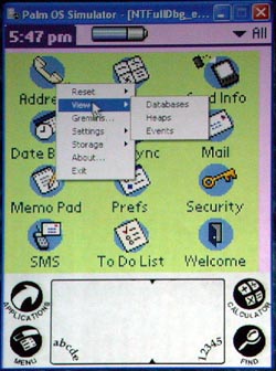 Скриншот Palm OS 5 Скриншот Palm OS 5