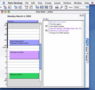 Palm Desktop 4.0  Mac OS X #2