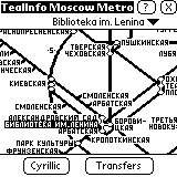 Карта московского метро в формате TealInfo