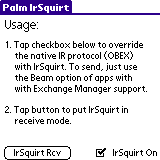 IrSquirt -       Palm  Pocket PC
