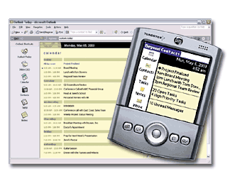 Beyond Contacts   MS Outlook  Palm