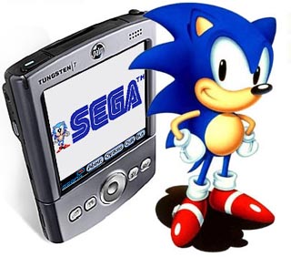 Sega выпустила пять игр для Palm Tungsten T