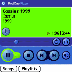 - Real Player  Palm OS 5.0