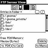 VFS-FTP -  FTP-  Palm OS