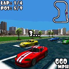 GTS Racing Challenge 1.03: трехмерные автогонки с разрешением 320 х 320!