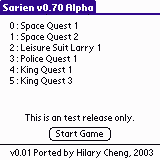  Sarien  Palm OS #1