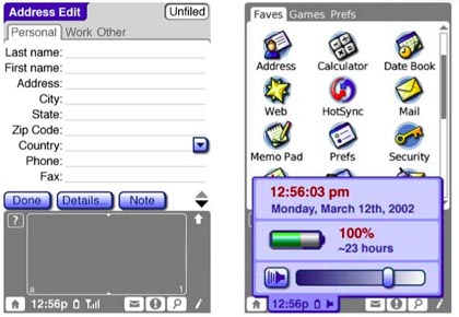 Предварительные скриншоты Palm OS 6 Предварительные скриншоты Palm OS 6