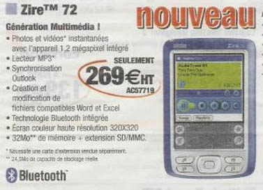 PalmOne Zire 21