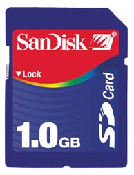 SanDisk выпустила SD-карту емкостью 1 Гб