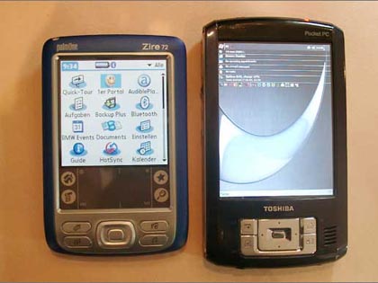 palmOne Zire 72