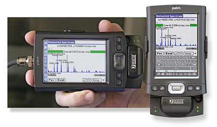 Vibration Spectrum Analyzer (анализатор спектра вибраций) на базе Palm TX