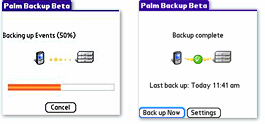 Palm Backup