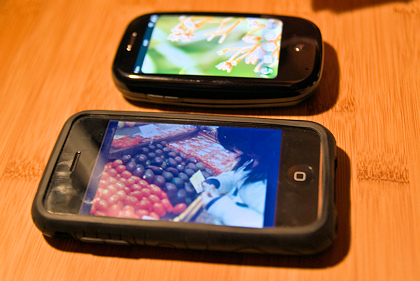 Palm Pre Apple iPhone