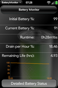 Battery Monitor webOS