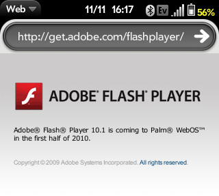 Adobe Flash webOS