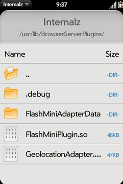 webOS 1.3: Adobe Flash