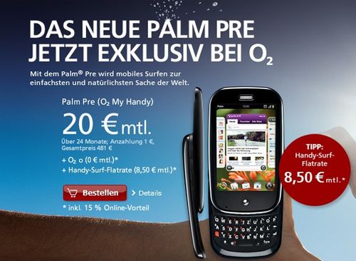  Palm Pre O2 /Germany 
