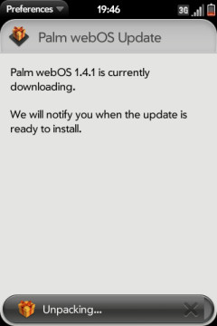 webOS 1.4.1.