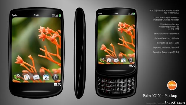 Palm C40 с webOS 2.0