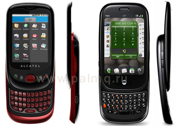 Alcatel OT-980 vs Palm Pre