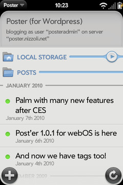 Poster WordPress webOS