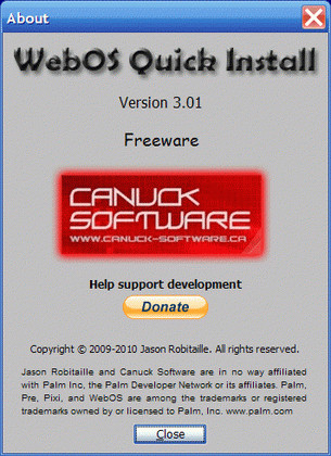 WebOS Quick Install 3.0