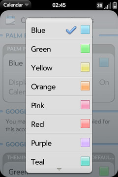webOS 1.4 Calendar #2