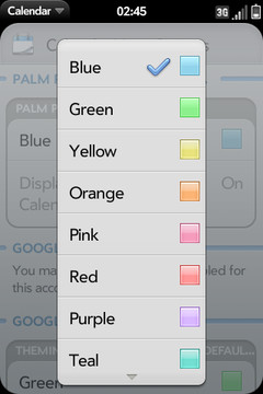 webOS 1.4 Calendar #2