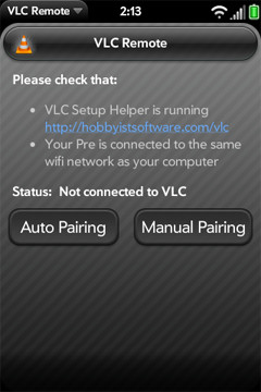 VLC Remote Pairing