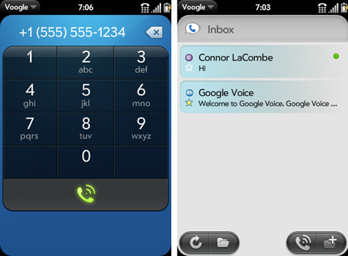  Google Voice webOS (Voogle)