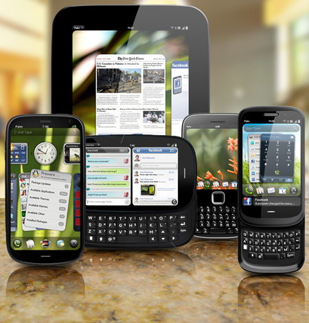 Новые устройства Palm и HP