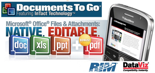 RIM DataViz Documents To Go
