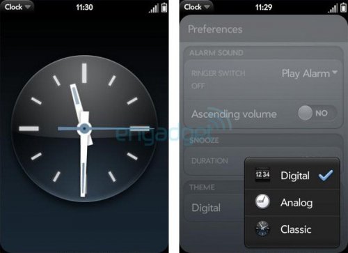 webOS 2.0 Clock