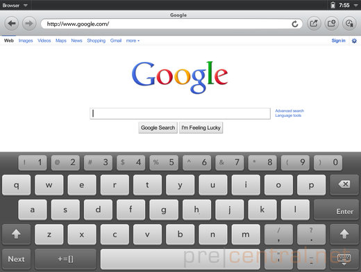 Touchpad SDK Browser Keyboard
