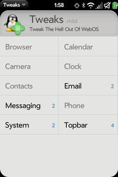 Tweaks webOS # 2