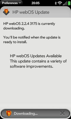 webOS 2.2.4 HP Pre3