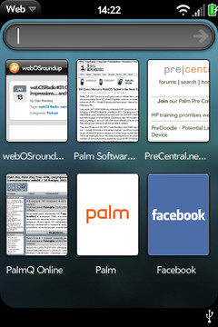 Internet bookmarks webOS #1