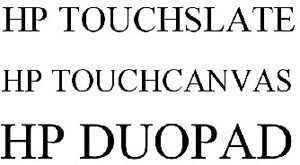 Duopad, Touchslate и Touchcanvas: возможные названия планшета от HP
