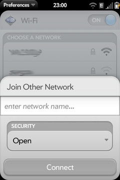 Настройки webOS Wi-Fi