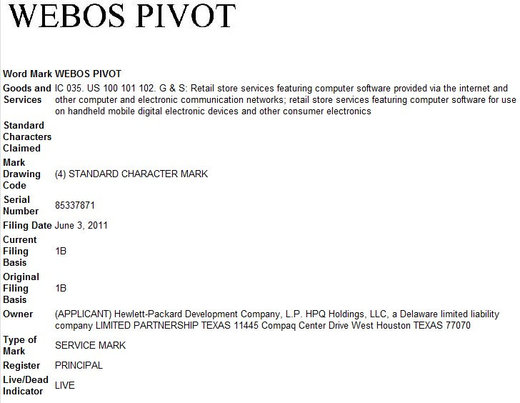  webOS Pivot.