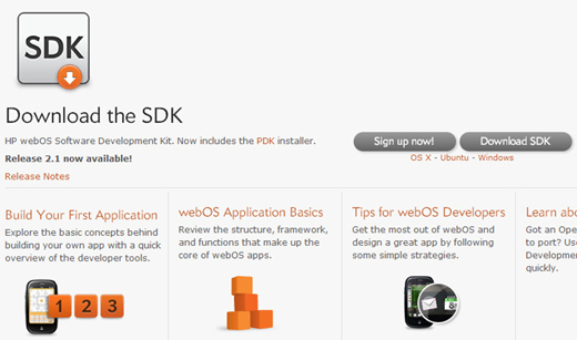 webOS 2.1 SDK