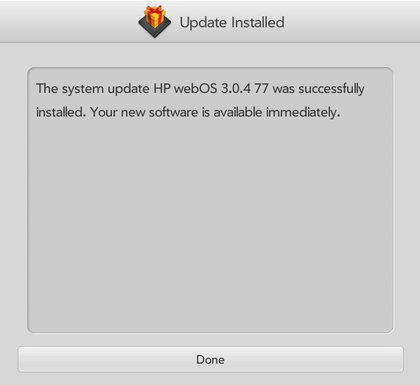 HP webOS 3.0.4