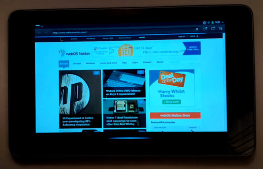 Open webOS    Google Nexus 7
