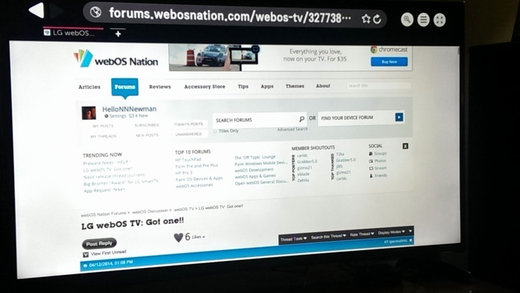 webOS- LG 42LB6300 -    #19