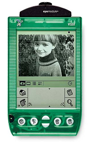 Изобретатель палки для селфи тестировал ее на КПК Handpring Visor