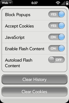 Browser Flash Setting